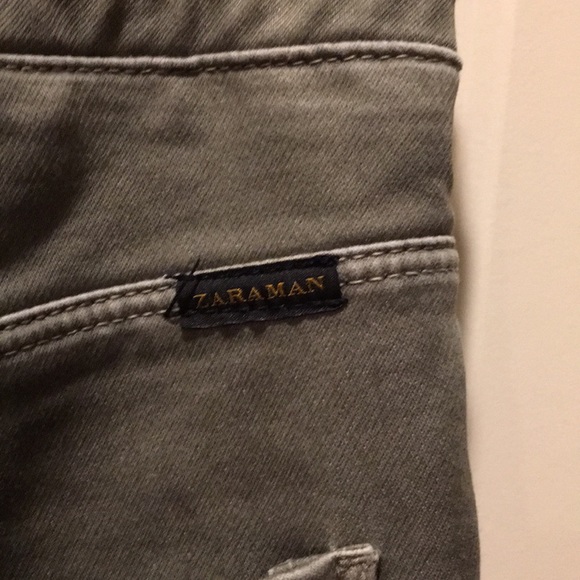 Rare! Zara Man Drawstring Cargo size XL khaki green. Awesome pair! - Picture 9 of 13